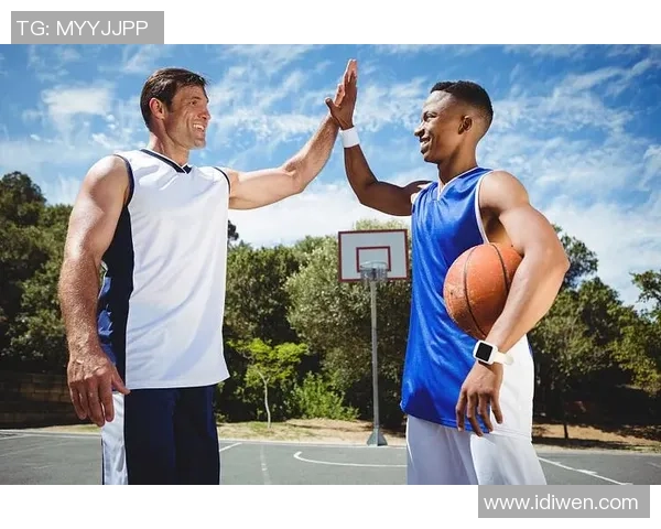 篮球明星摇手传递友谊与热情展现运动精神的魅力与团结力量